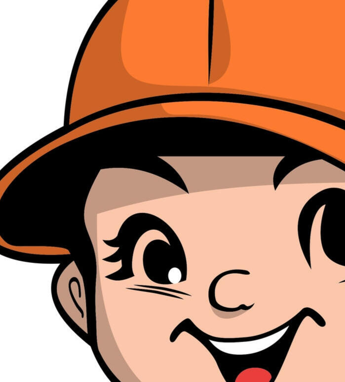 Cartoon illustration baseball boy