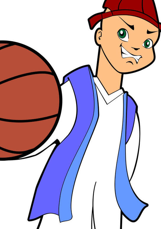 Basketball boy Illustration